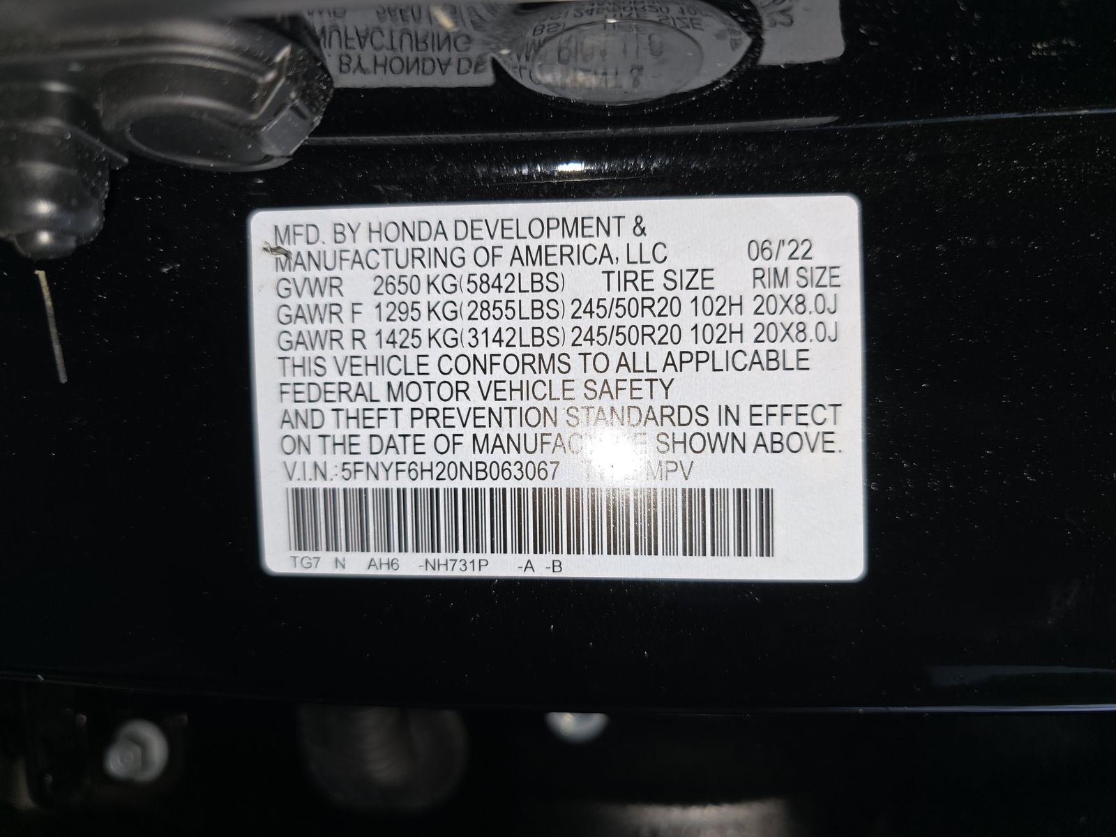 2022 Honda Pilot Special Edition AWD