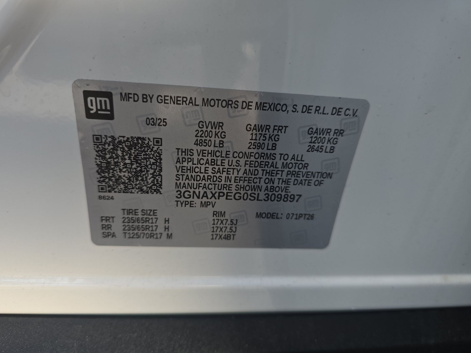 2025 Chevrolet Equinox LT AWD