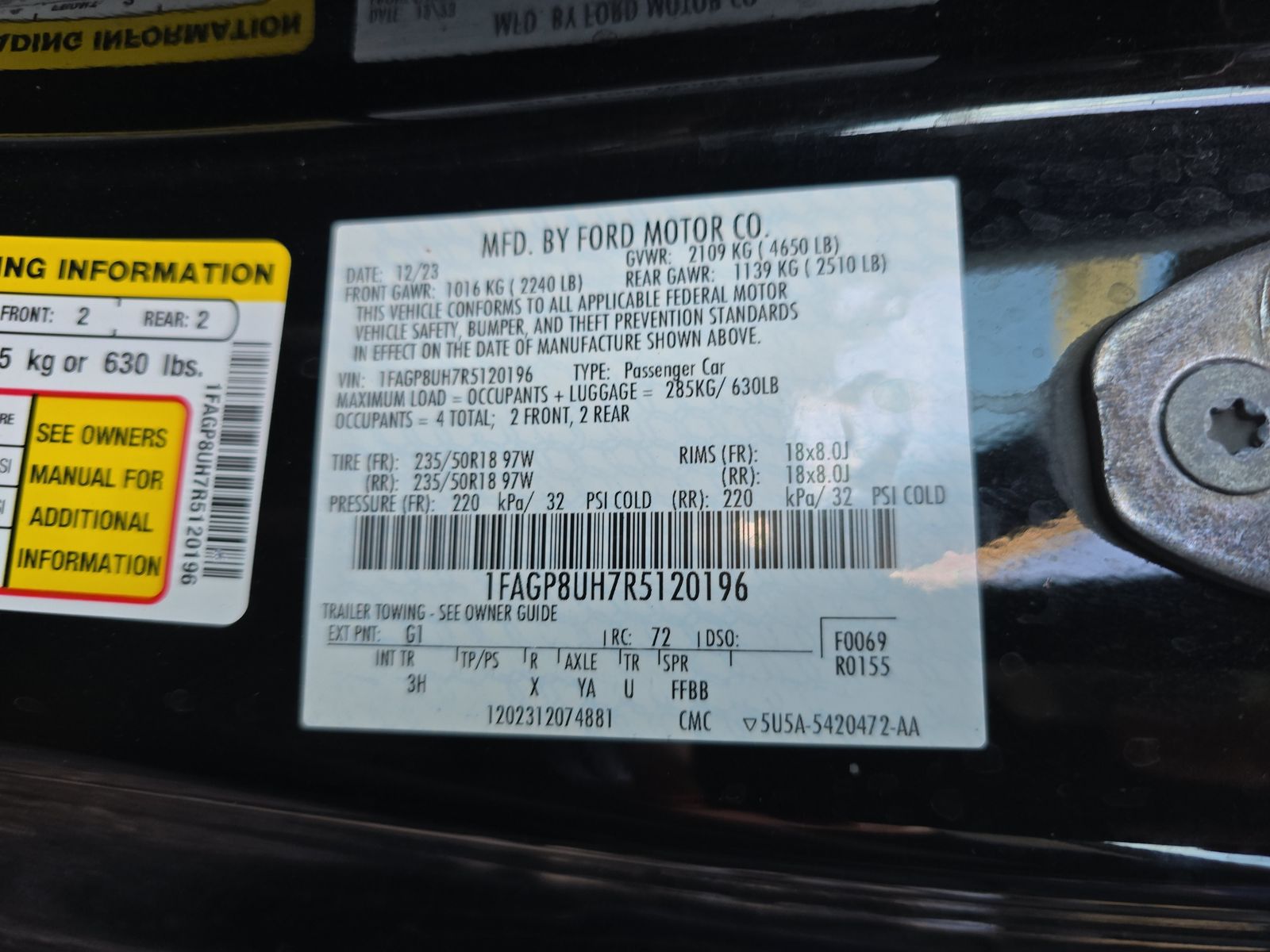 2024 Ford Mustang EcoBoost Premium RWD