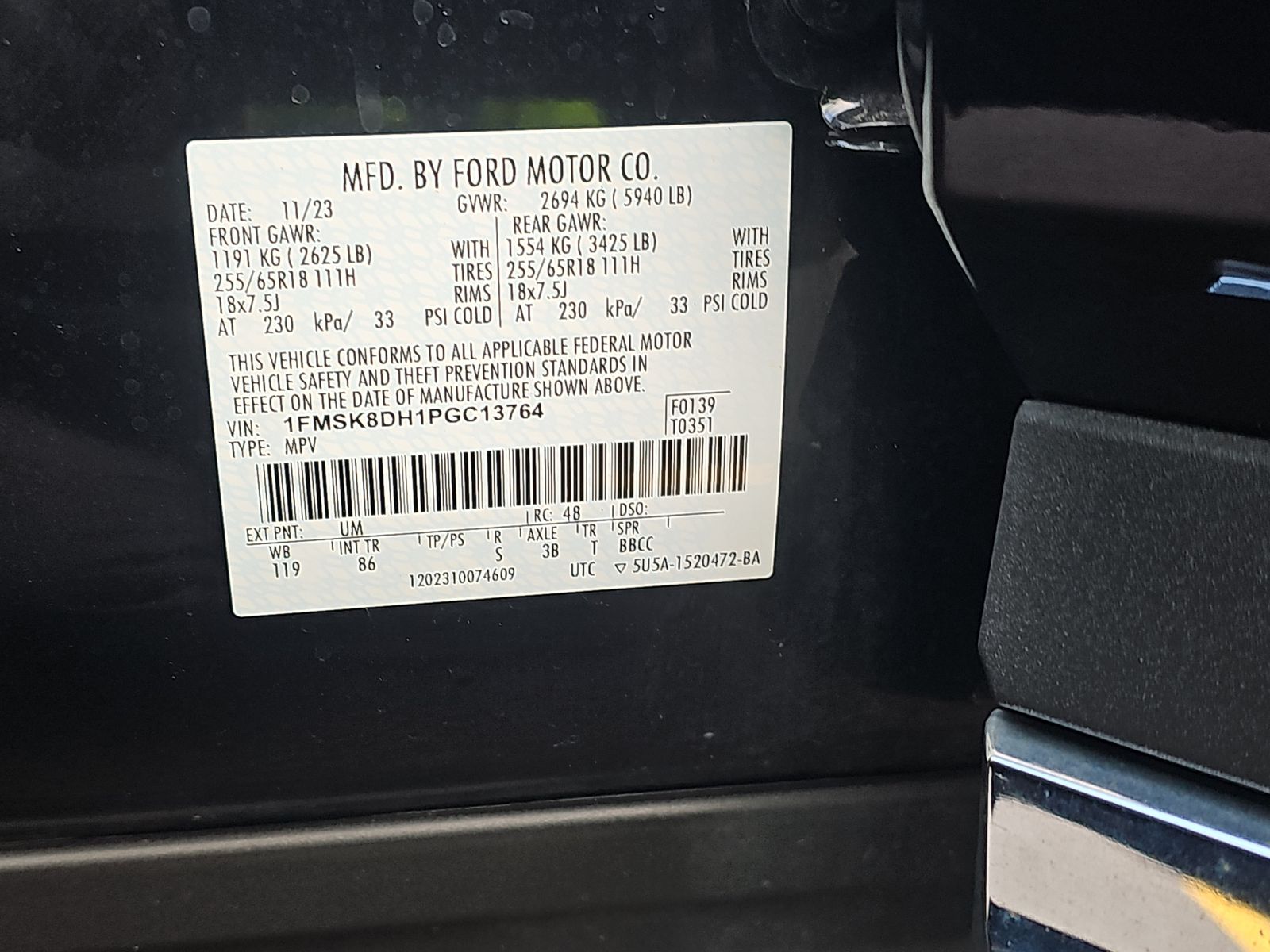 2023 Ford Explorer XLT AWD