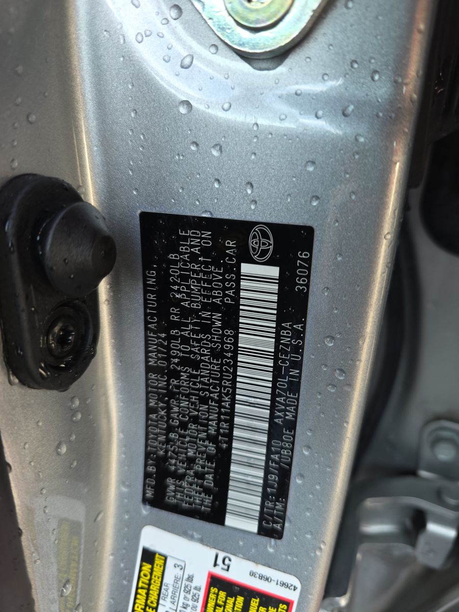 2024 Toyota Camry LE FWD