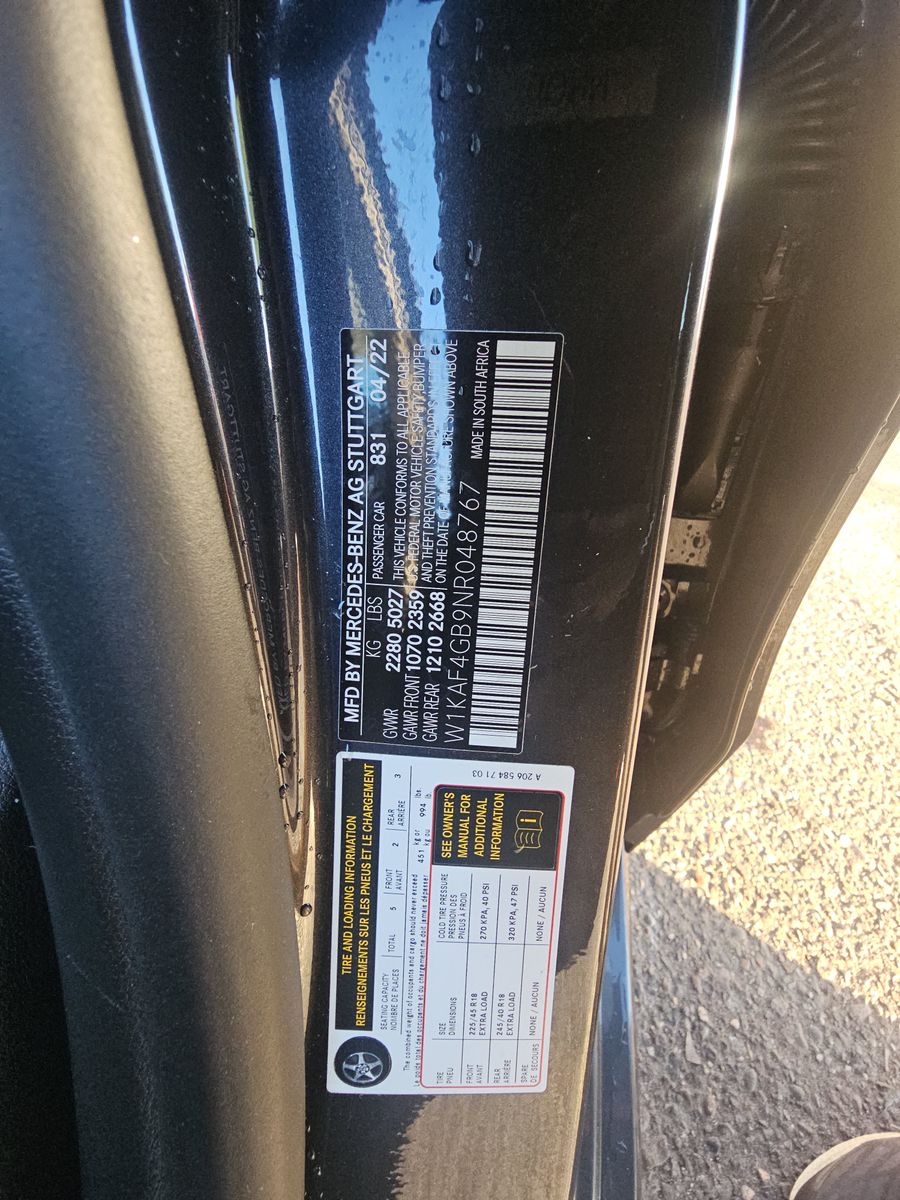 2022 Mercedes-Benz C-Class C 300 RWD