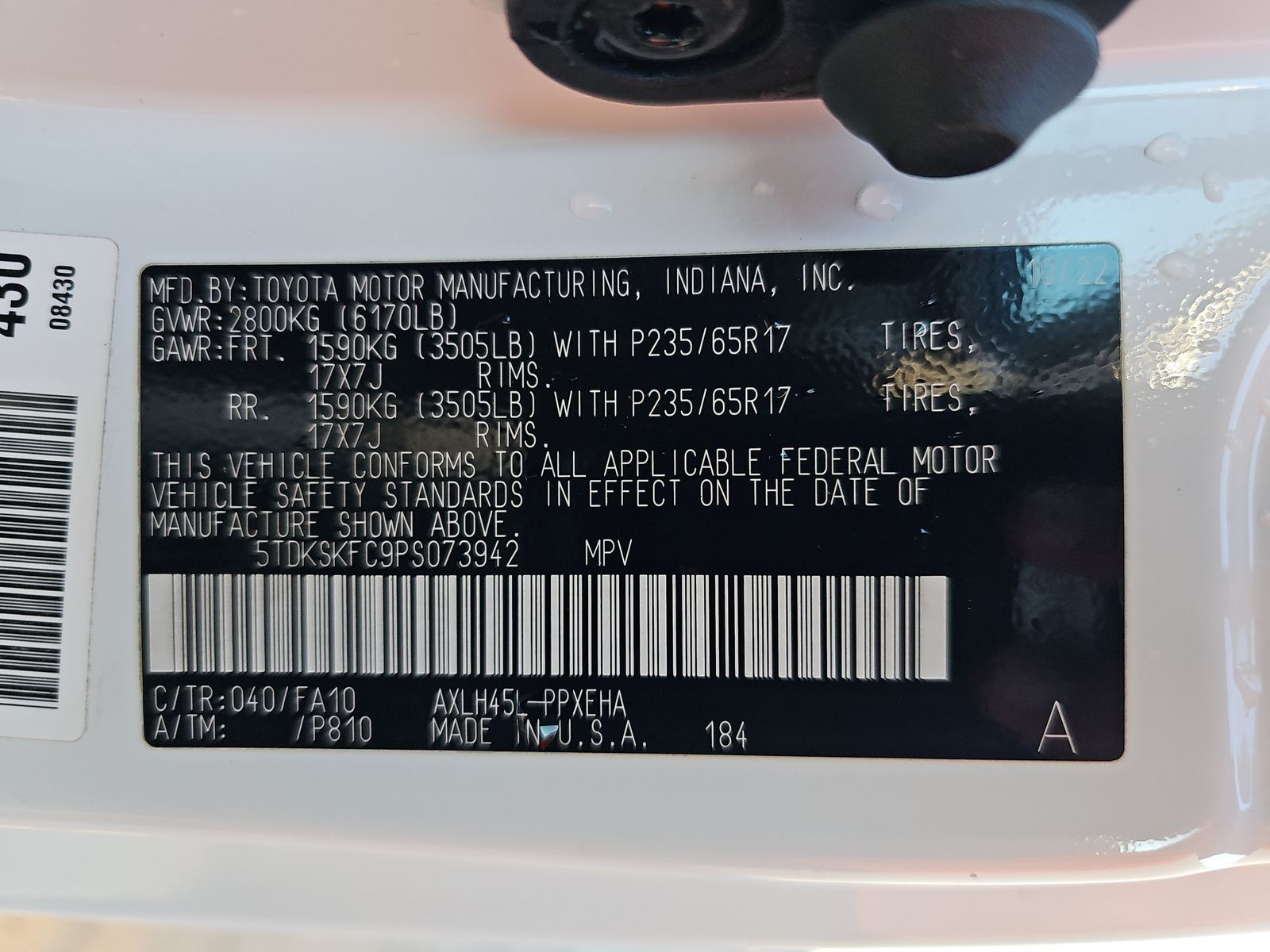 2023 Toyota Sienna LE AWD