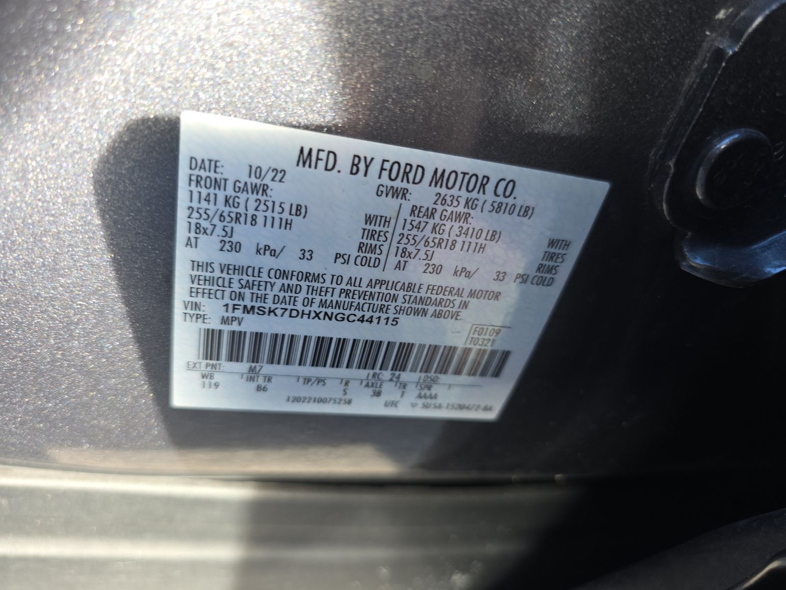 2022 Ford Explorer XLT FWD