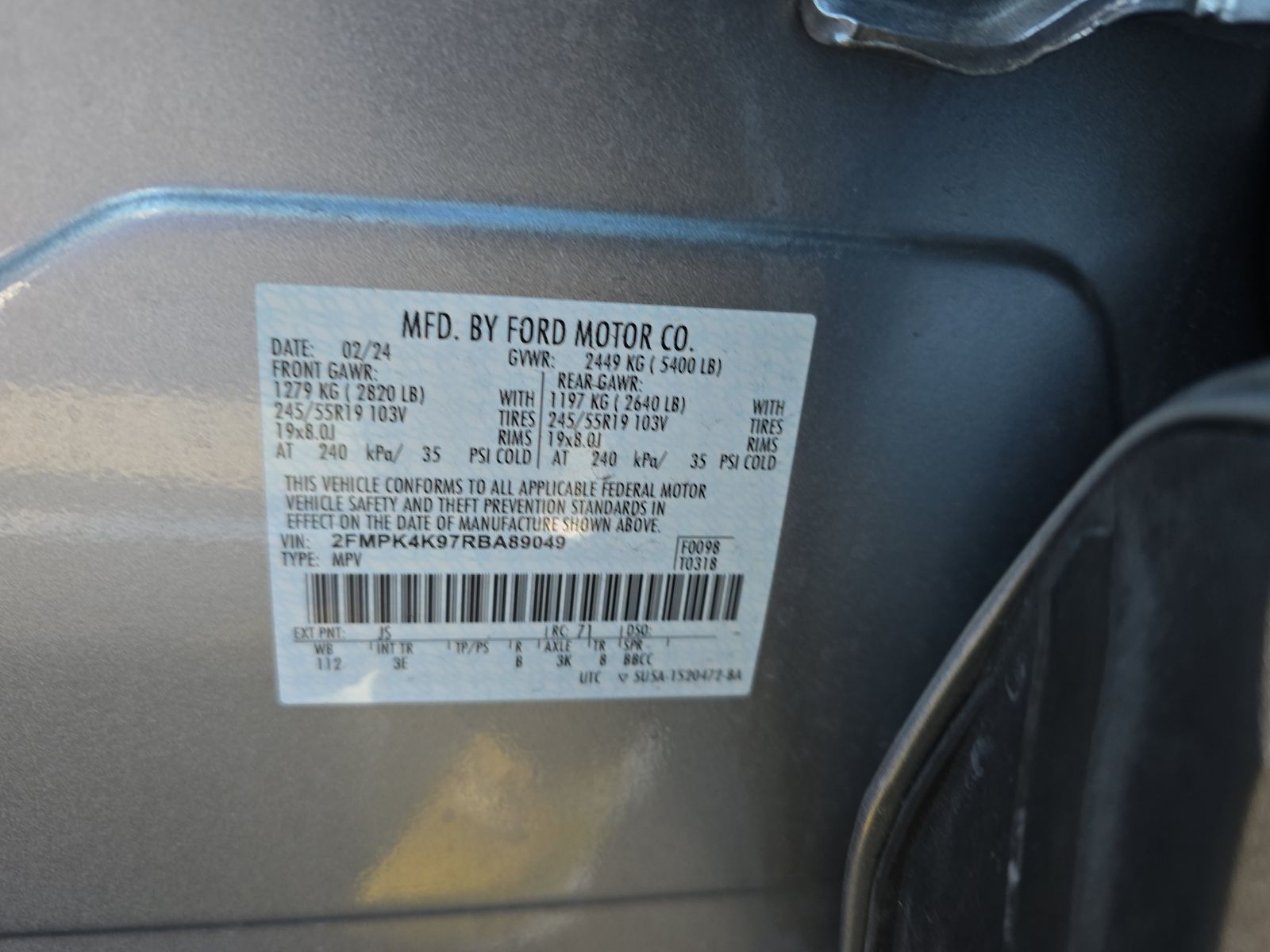 2024 Ford Edge Titanium AWD