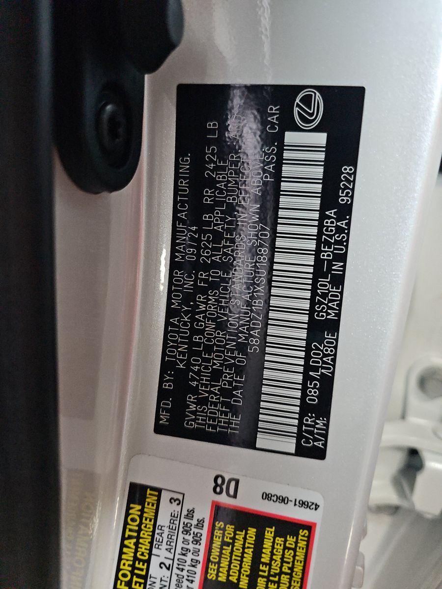 2025 Lexus ES ES 350 FWD