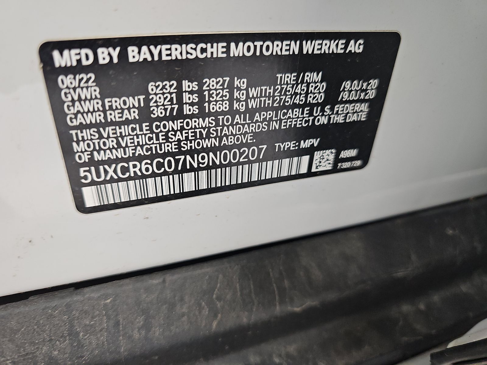 2022 BMW X5 xDrive40i AWD