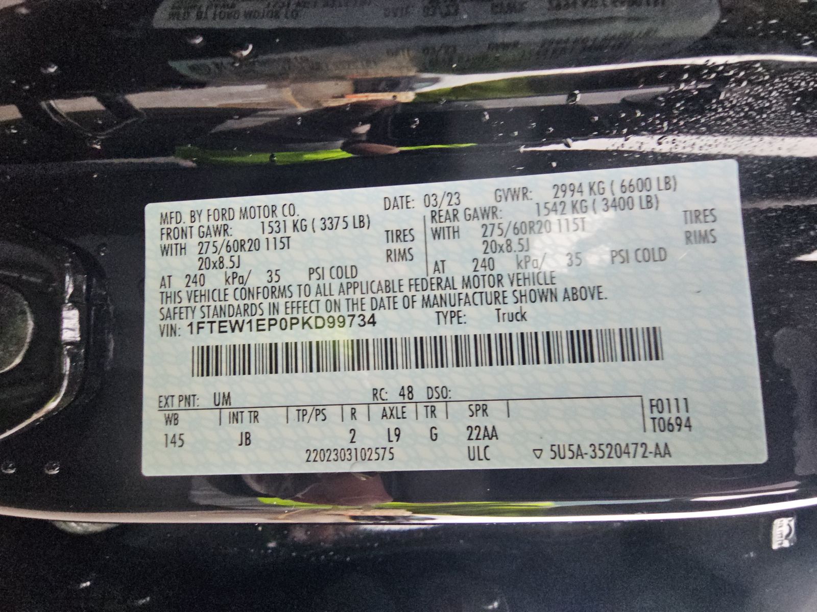 2023 Ford F-150 XL AWD