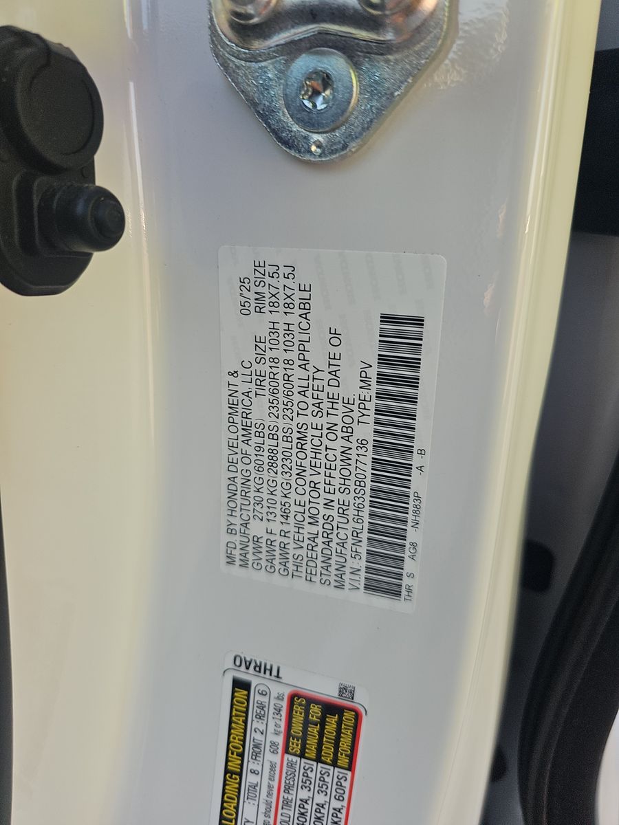 2025 Honda Odyssey EX-L FWD