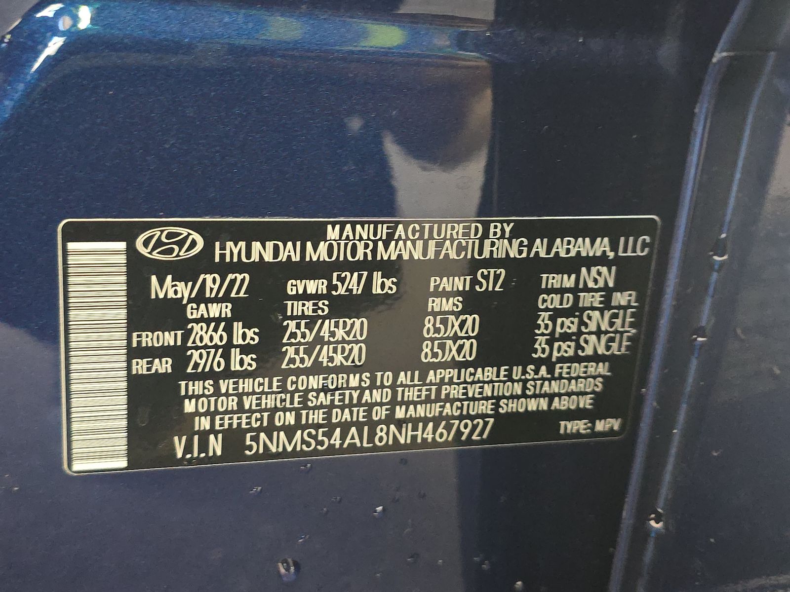 2022 Hyundai Santa Fe Calligraphy FWD