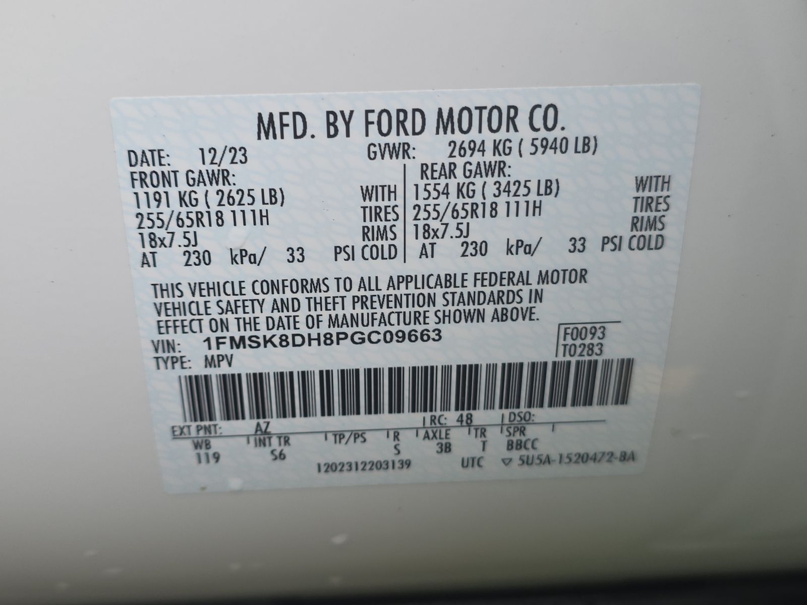 2023 Ford Explorer XLT AWD