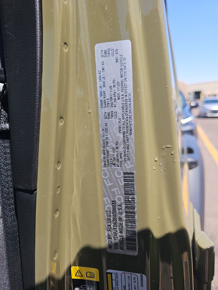 2025 Jeep Wrangler Sport S AWD