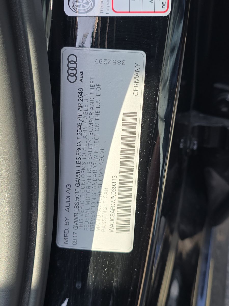 2018 Audi A6 2.0T Premium FWD