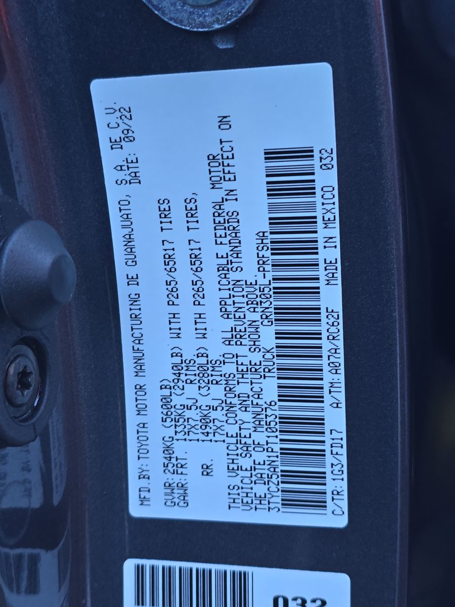 2023 Toyota Tacoma TRD Sport AWD