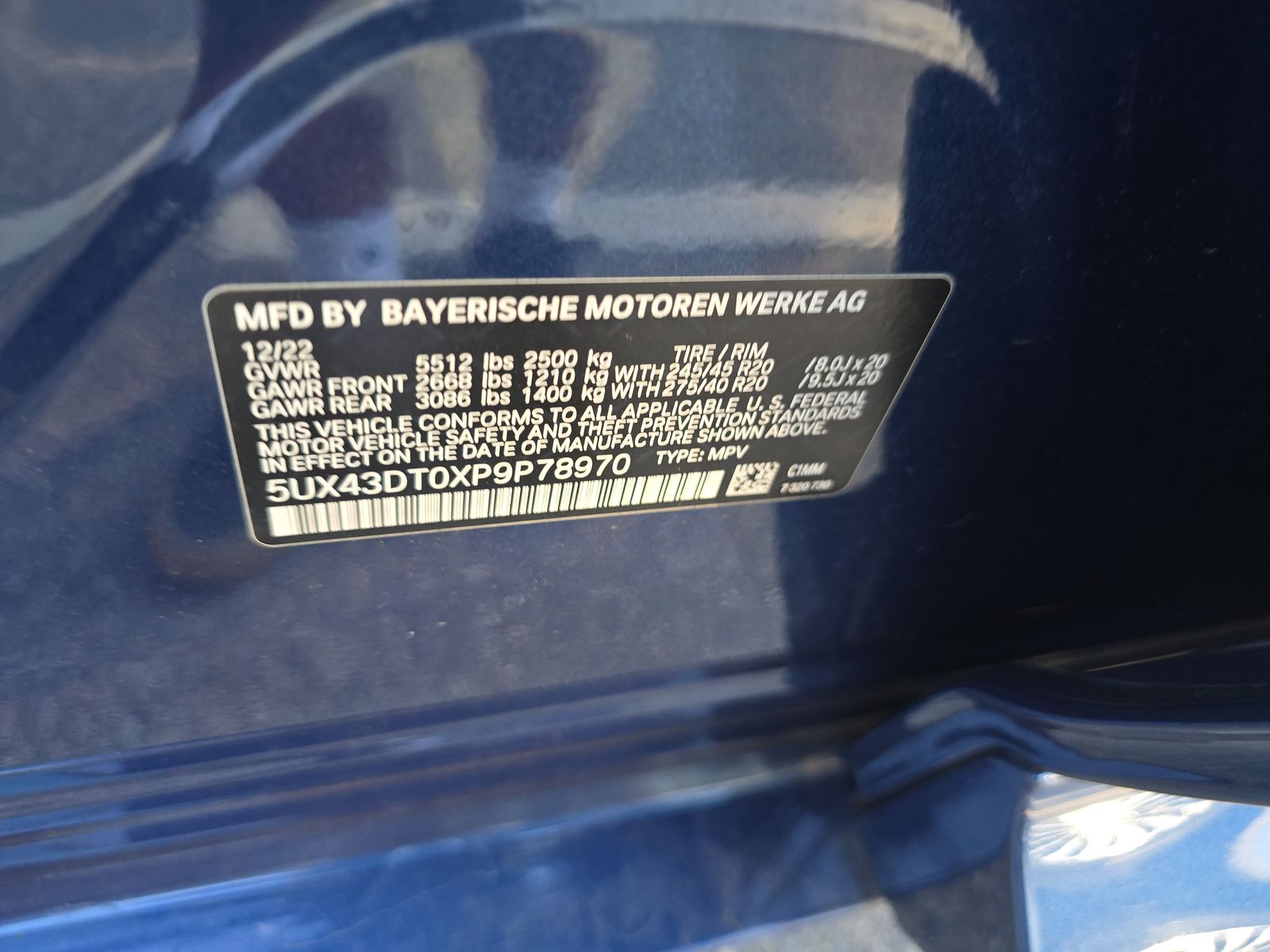 2023 BMW X4 M40i AWD