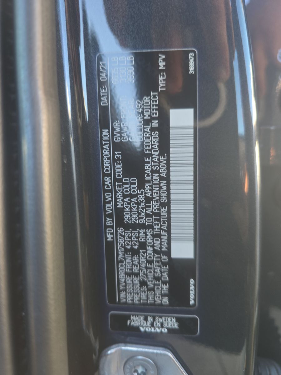 2021 Volvo XC90 Recharge T8 Inscription AWD