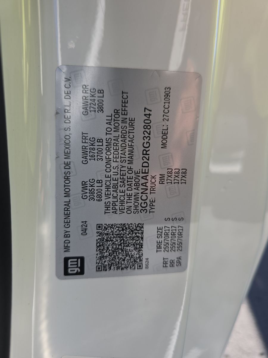 2024 Chevrolet Silverado 1500 Work Truck RWD