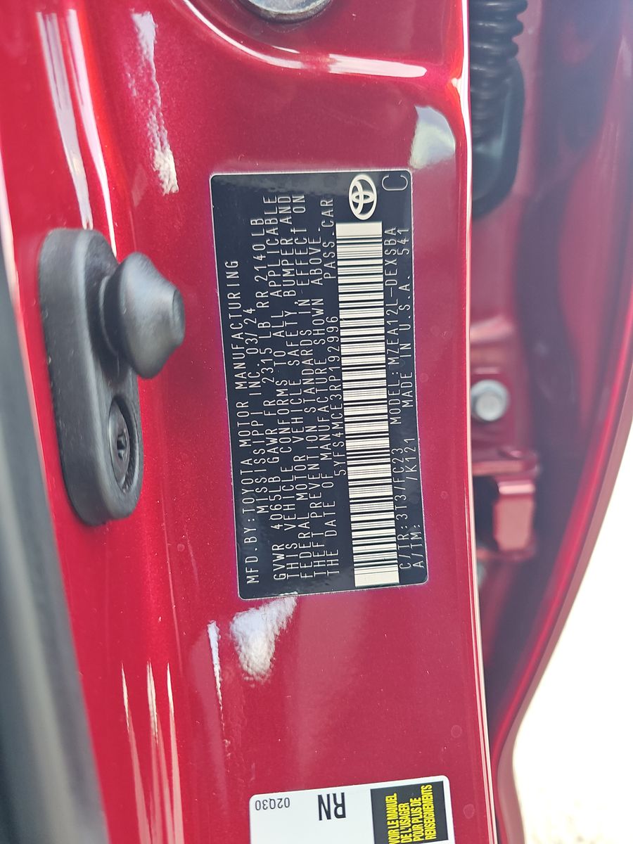 2024 Toyota Corolla SE FWD