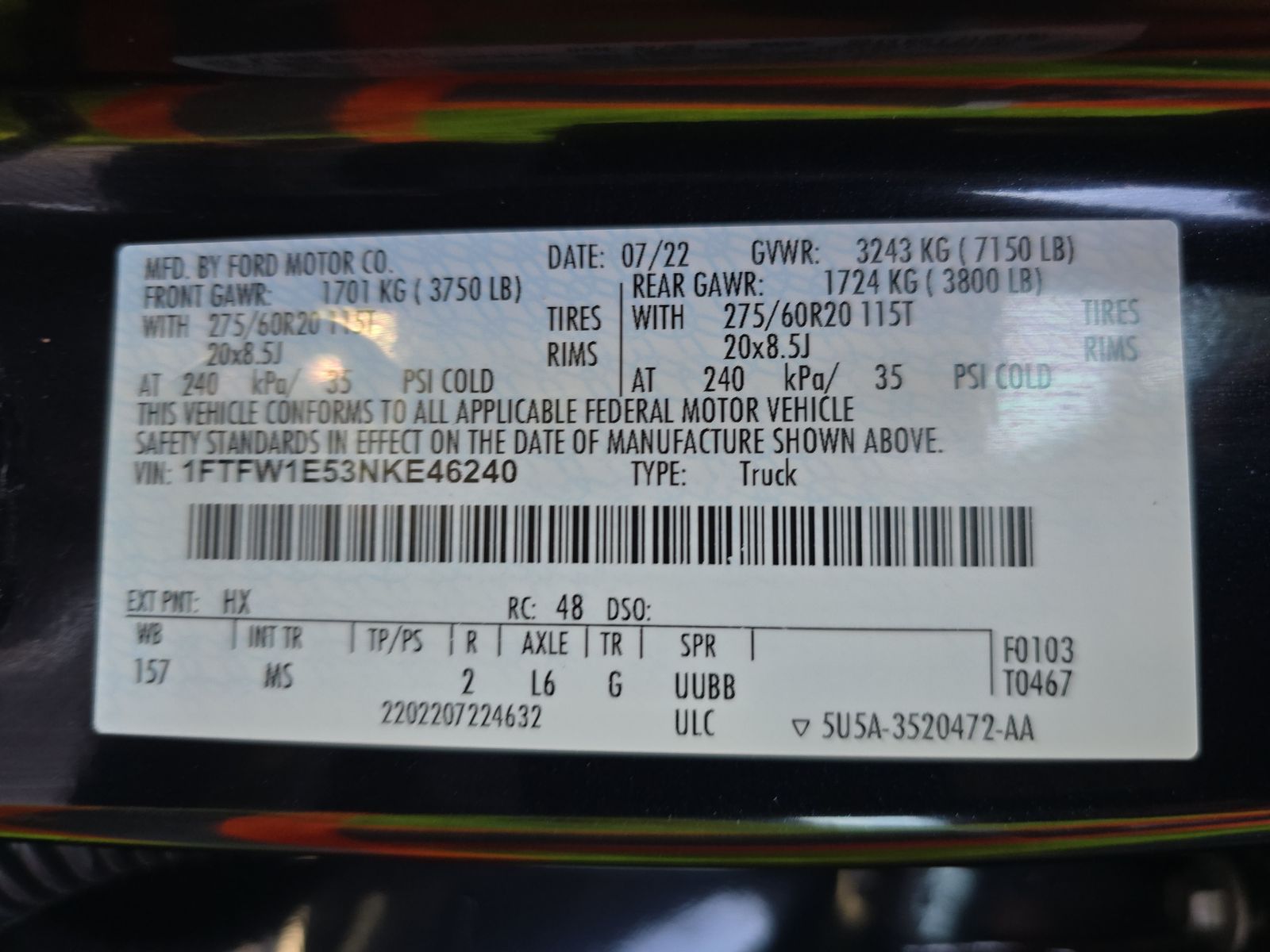 2022 Ford F-150 XLT AWD