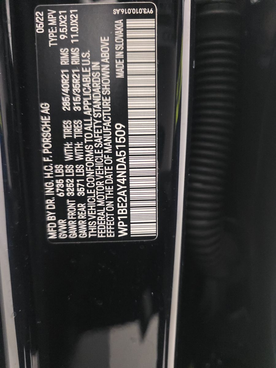 2022 Porsche Cayenne E-Hybrid Platinum Edition AWD