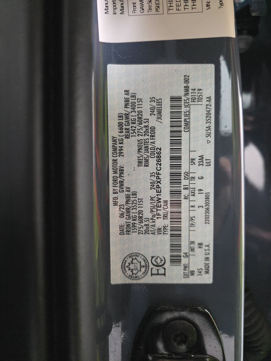 2023 Ford F-150 Lariat AWD