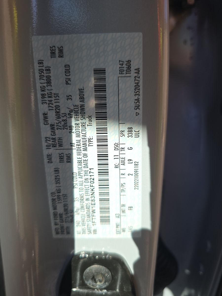 2022 Ford F-150 XLT AWD