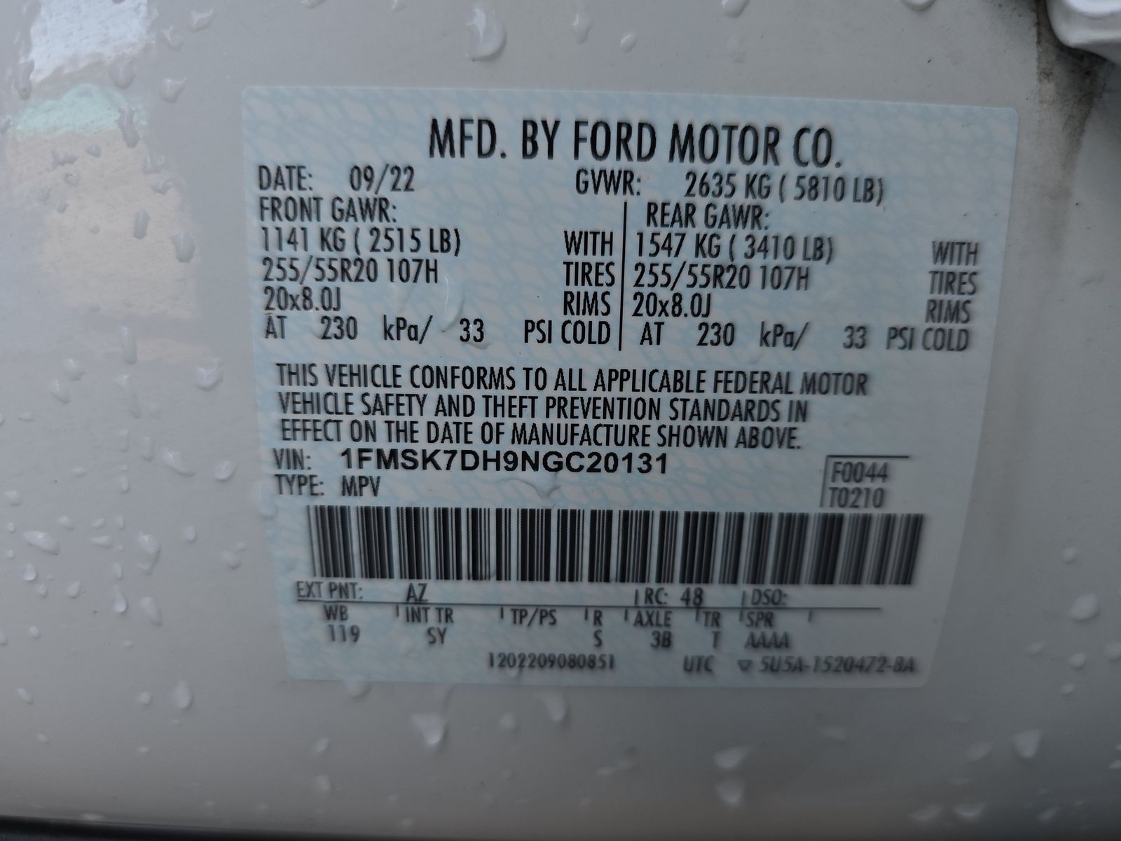 2022 Ford Explorer XLT FWD