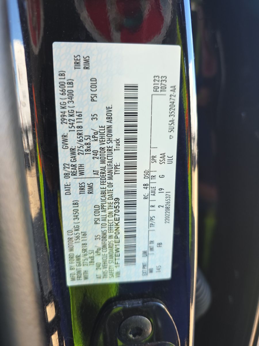 2022 Ford F-150 XLT AWD