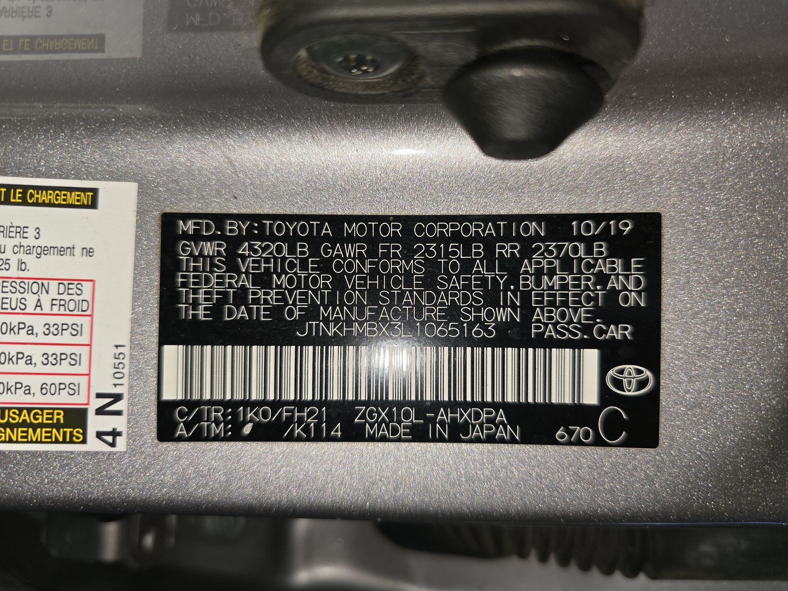 2020 Toyota C-HR LE FWD