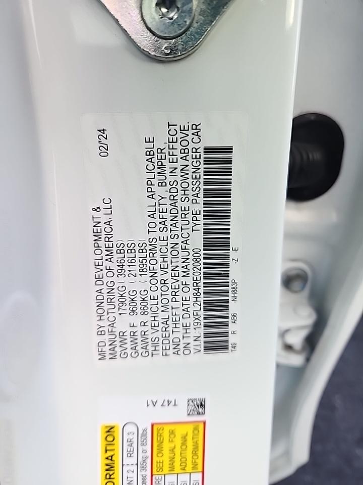 2024 Honda Civic Sport FWD