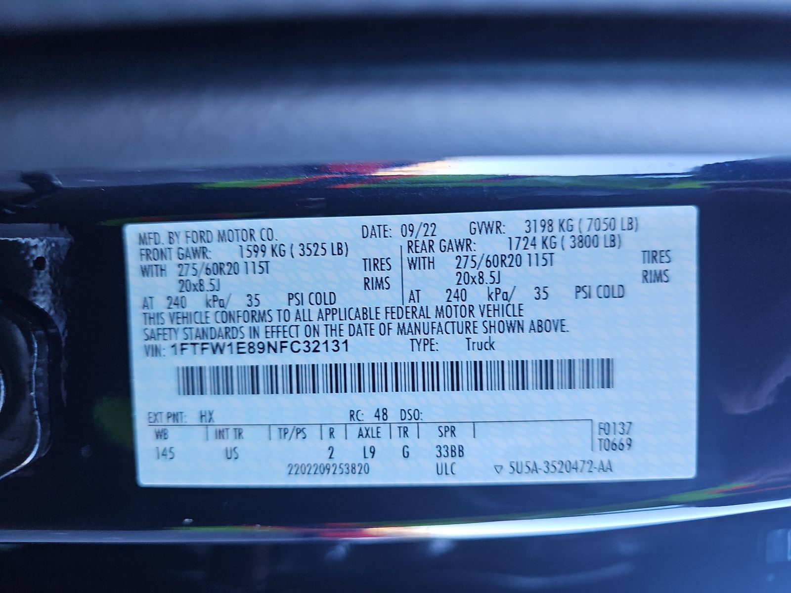 2022 Ford F-150 XLT AWD