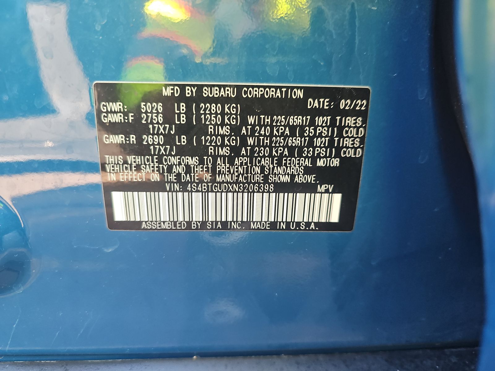 2022 Subaru Outback Wilderness AWD