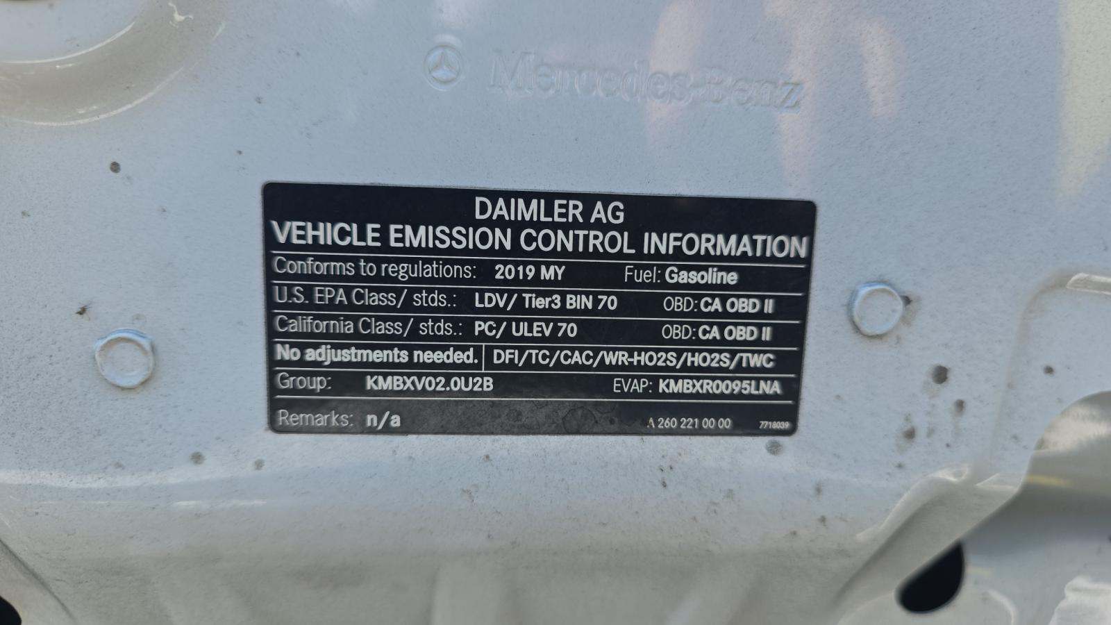 2019 Mercedes-Benz A-Class A 220 FWD