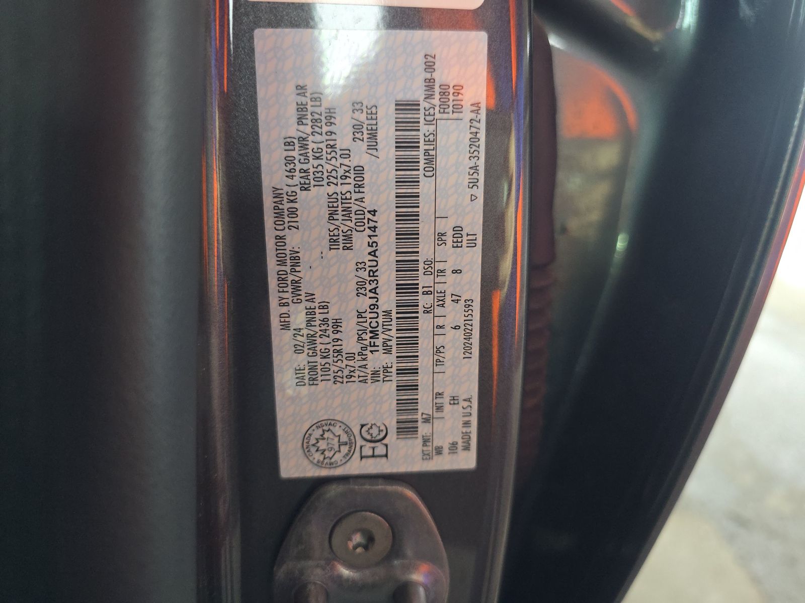 2024 Ford Escape Platinum AWD