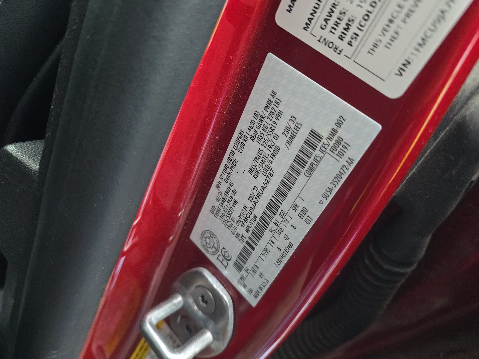 2024 Ford Escape Platinum AWD