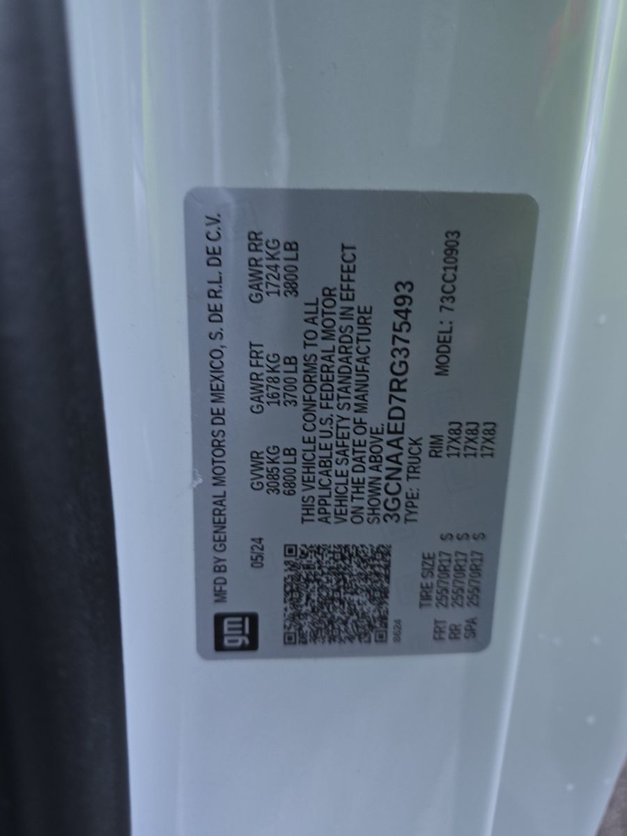 2024 Chevrolet Silverado 1500 Work Truck RWD