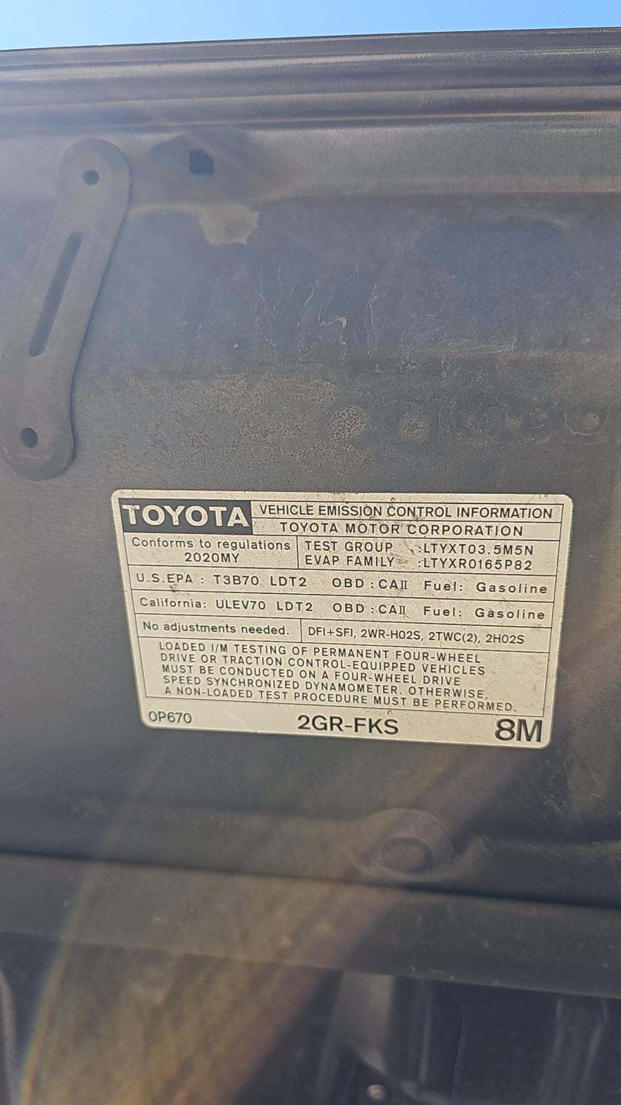 2020 Toyota Tacoma TRD Sport AWD