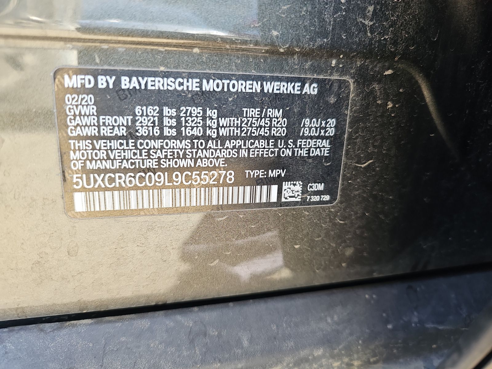 2020 BMW X5 xDrive40i AWD