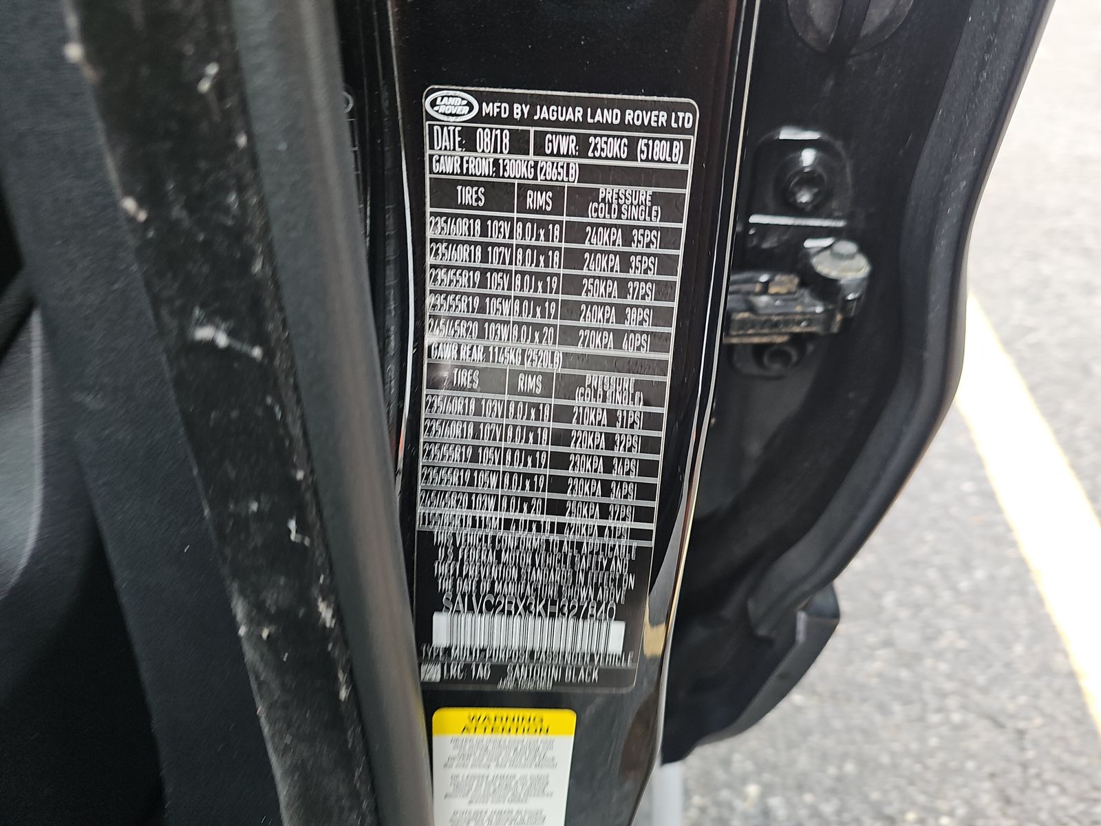 2019 Land Rover Range Rover Evoque SE Premium AWD