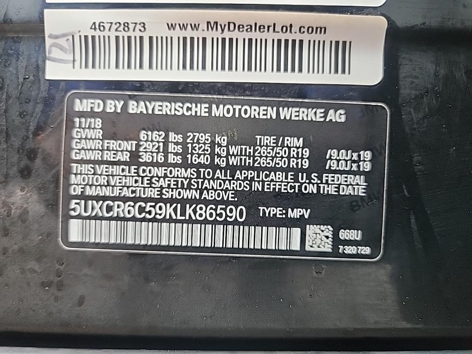 2019 BMW X5 xDrive40i AWD