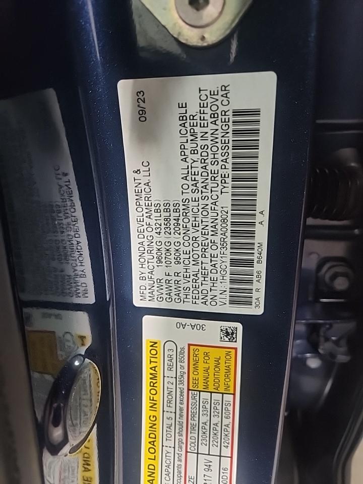 2024 Honda Accord EX FWD