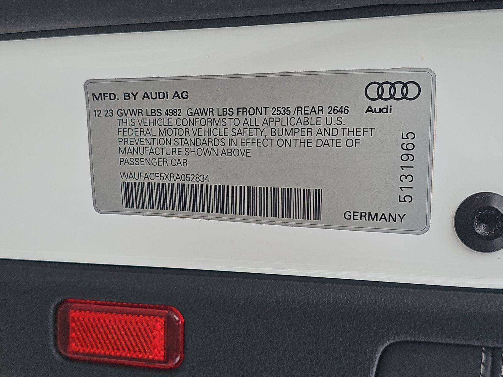 2024 Audi A5 S Line Premium Plus AWD
