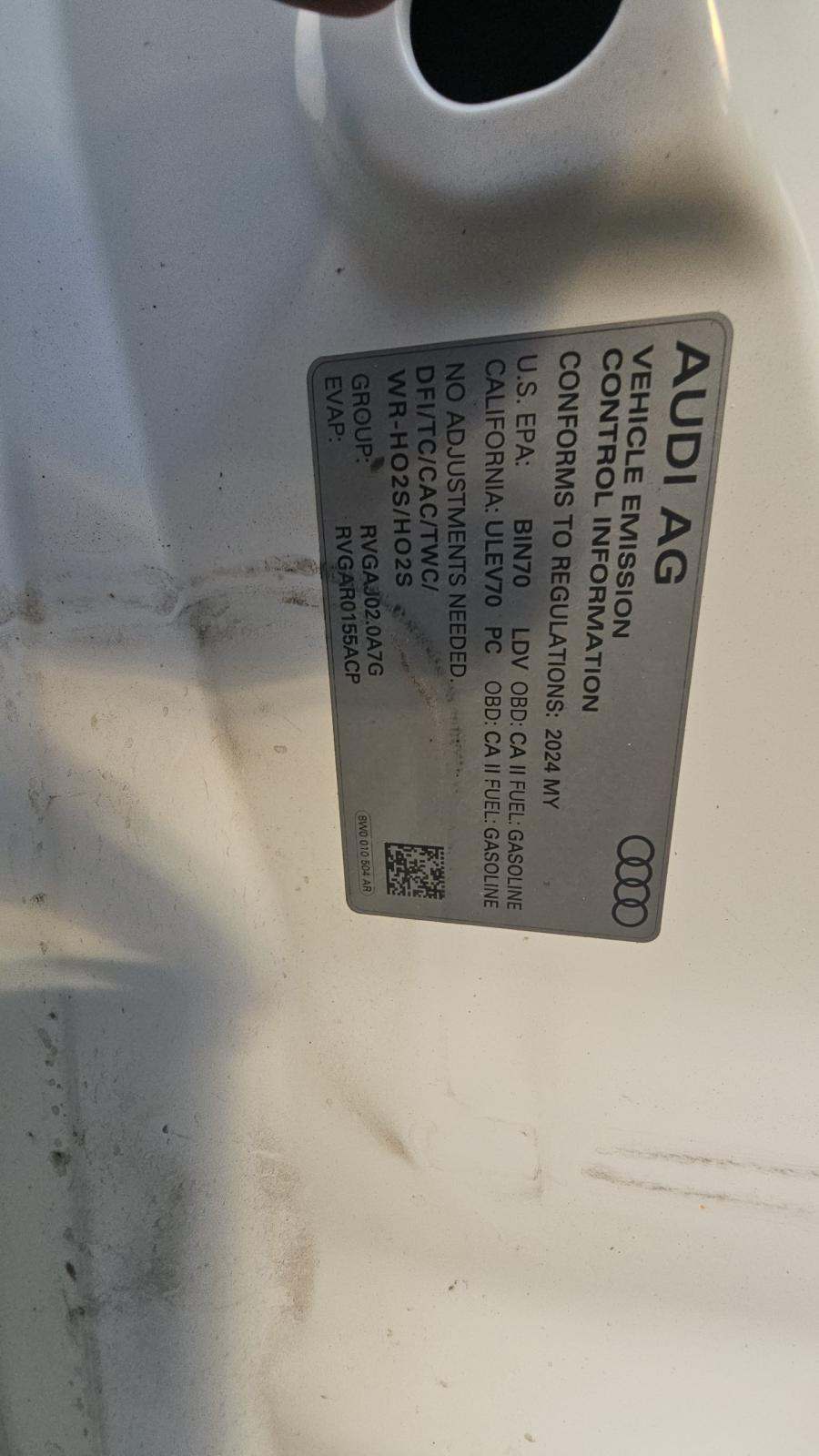 2024 Audi A5 S Line Premium Plus AWD