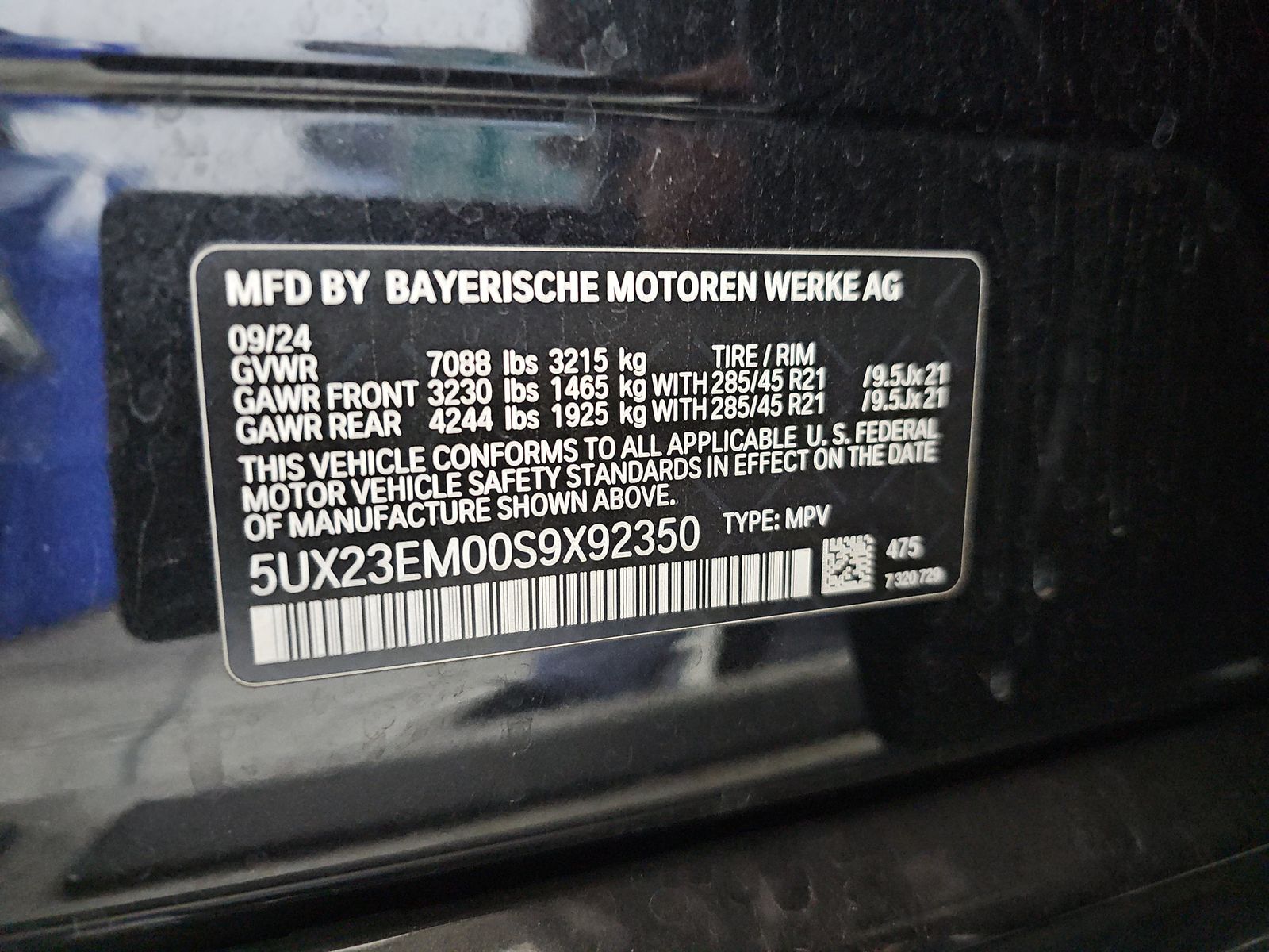 2025 BMW X7 xDrive40i AWD