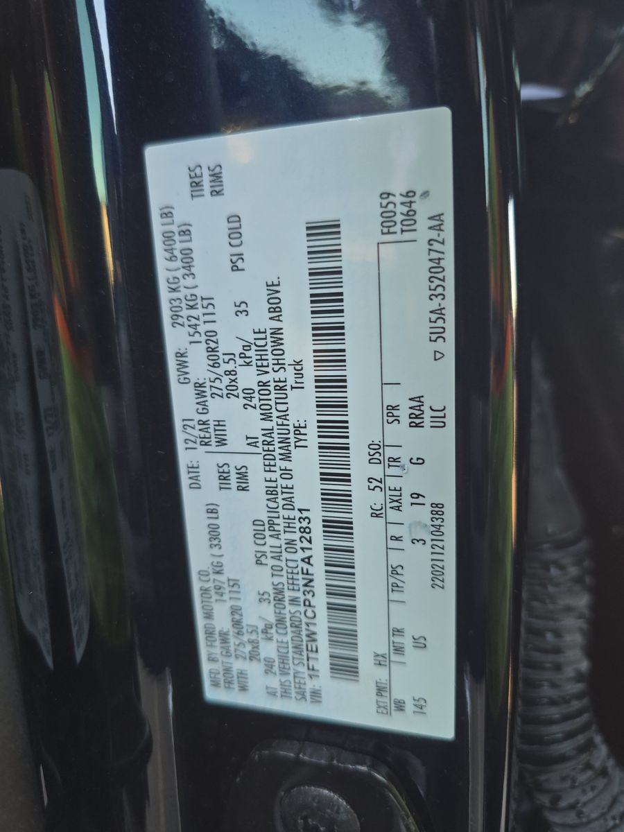 2022 Ford F-150 XLT RWD