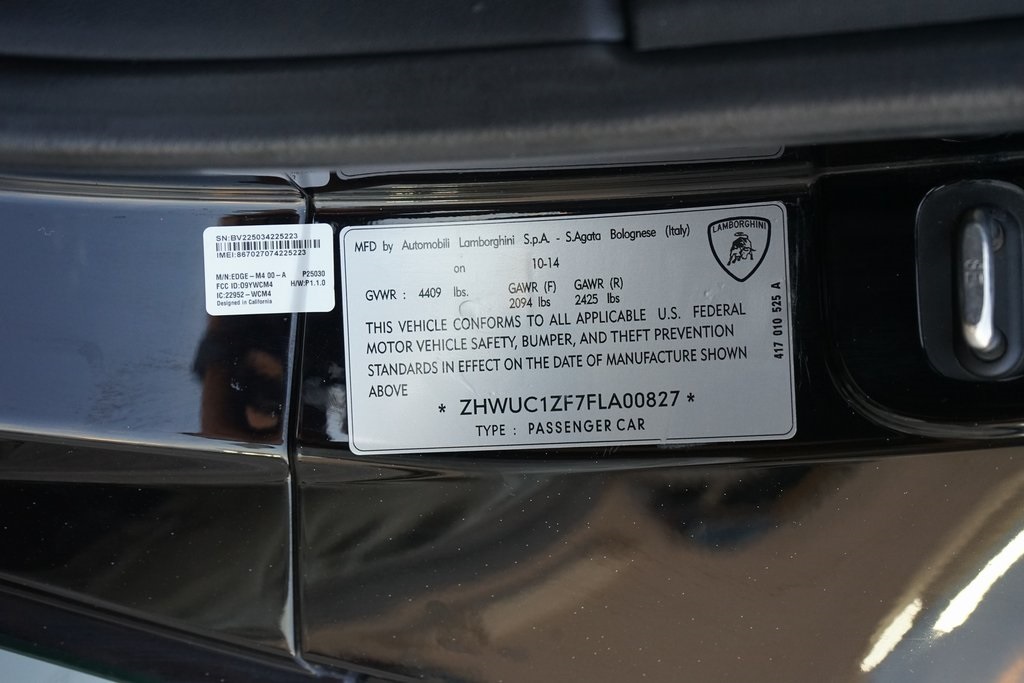 2015 Lamborghini Huracan LP 610-4 AWD