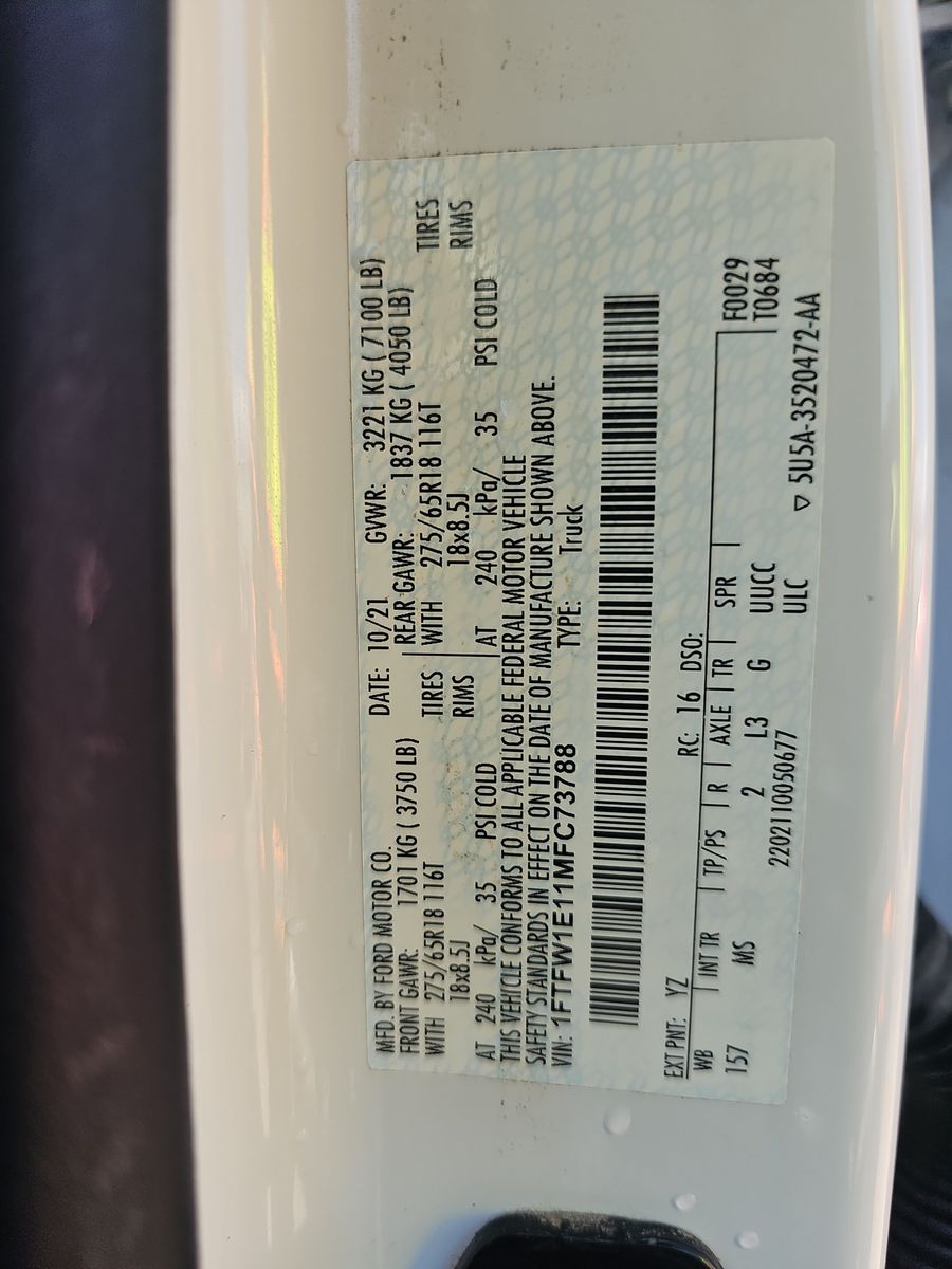 2021 Ford F-150 XLT AWD