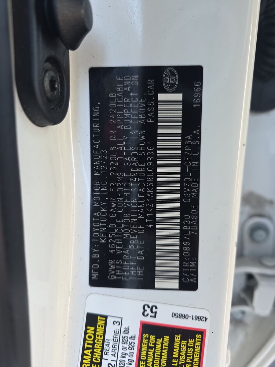 2024 Toyota Camry XSE FWD