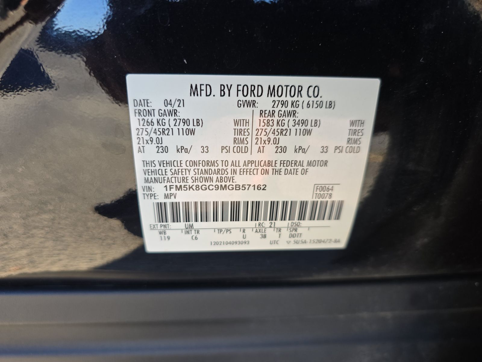 2021 Ford Explorer ST AWD