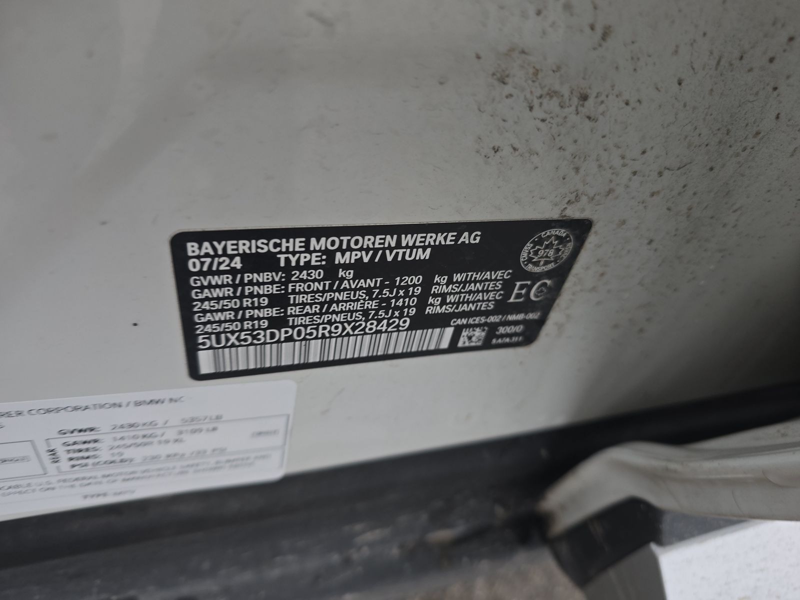 2024 BMW X3 xDrive30i AWD